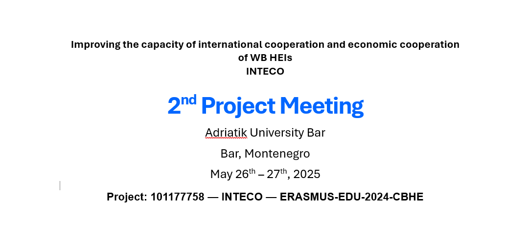 2nd Project Meeting